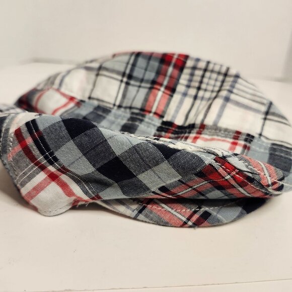 Crazy 8 Kids Plaid Newsboy Cap 4T-5T Cotton & Polyester Blend - Picture 6 of 6